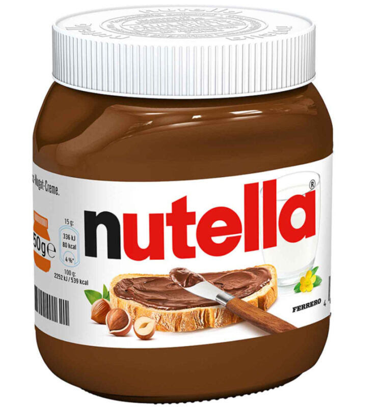 Buy Ferrero Nutella Chocolate - Available in Various Sizes (150g, 350g, 400g, 650g, 750g, 800g)